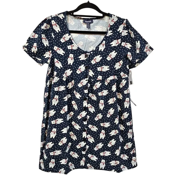 NWT Modcloth Pleased With Ease Babydoll Dress Size M - Picture 2 of 8